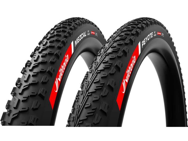 Vittoria Mezcal XC Race TLR + Peyote G2 Race TLR MTB Tyre Black