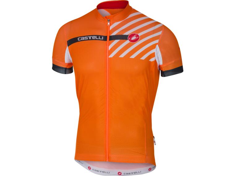 Castelli Free Aero race 4.1 Jersey Orange