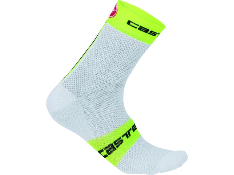 Castelli Free 9 Cycling Socks Yellow