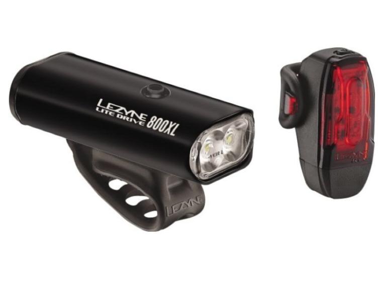 Lezyne Lite Drive 800XL & KTV Drive Pro Pair Light Set