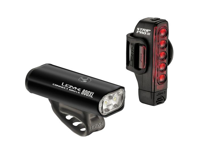 Lezyne Lite Drive 800XL & Strip Drive Pro Pair Light Set