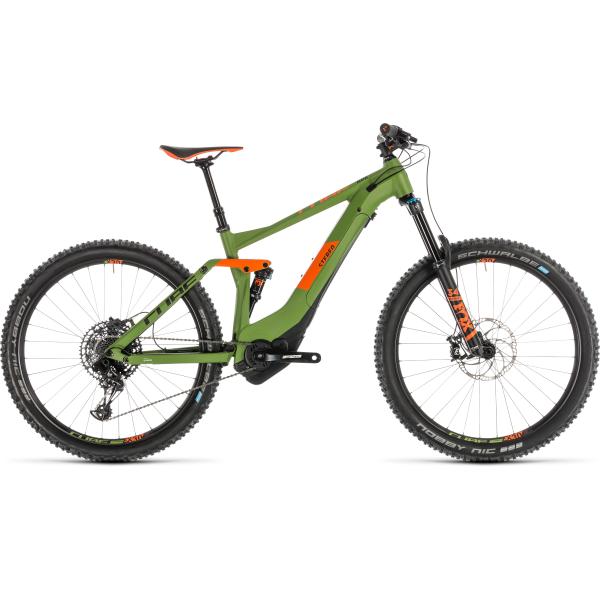 Cube Stereo Hybrid 140 Race 500 Electric Mountain Bike - Mantel