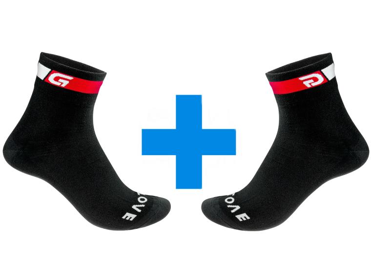 GripGrab Classic Regular Cycling Socks 2 pairs / Black
