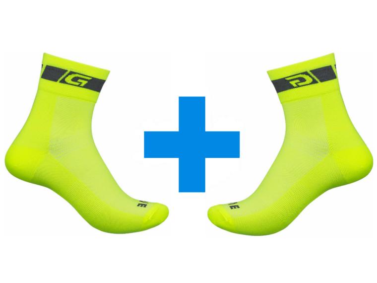 GripGrab Classic Regular Cycling Socks 2 pairs / Yellow