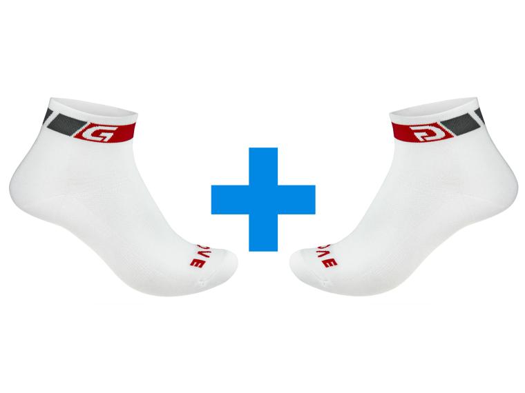 GripGrab Classic Low Cut Socken Weiß / 2 Paar