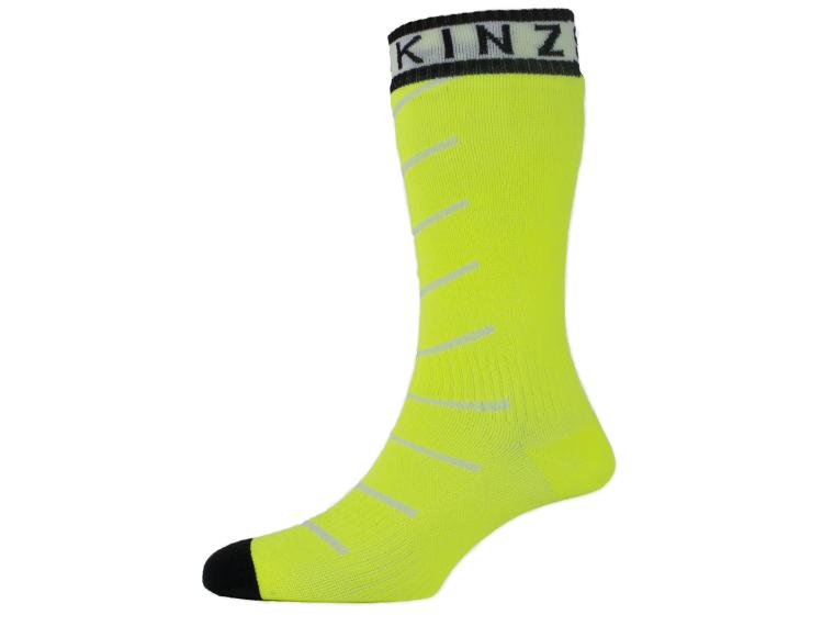 Sealskinz Super Thin Pro Mid Cycling Socks Yellow