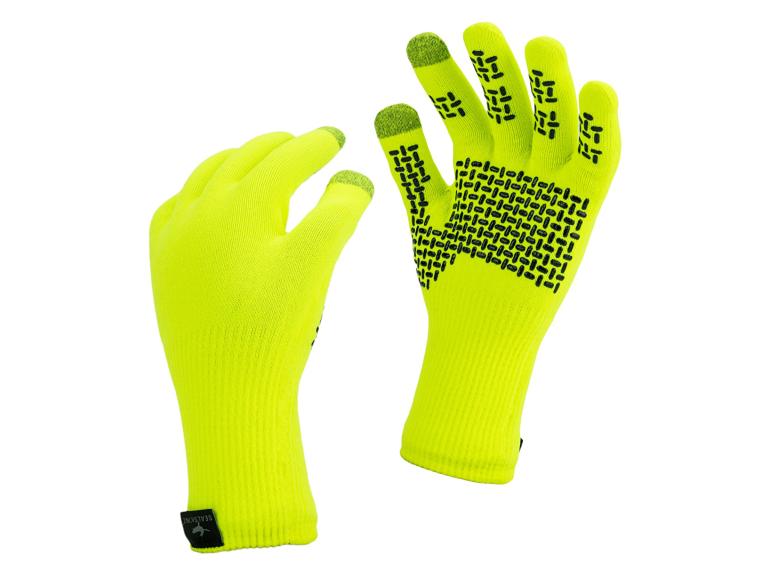 Sealskinz Ultra Grip Cycling Gloves Yellow