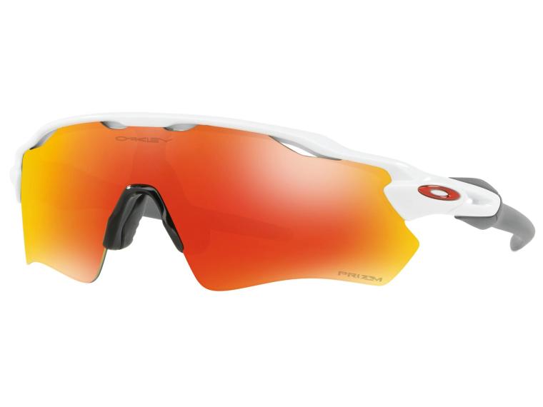 Oakley Radar EV Prizm Ruby Cycling Glasses Aero Grid Grey