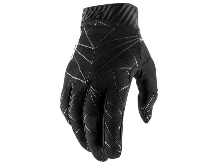 100% Ridefit Cycling Gloves Black