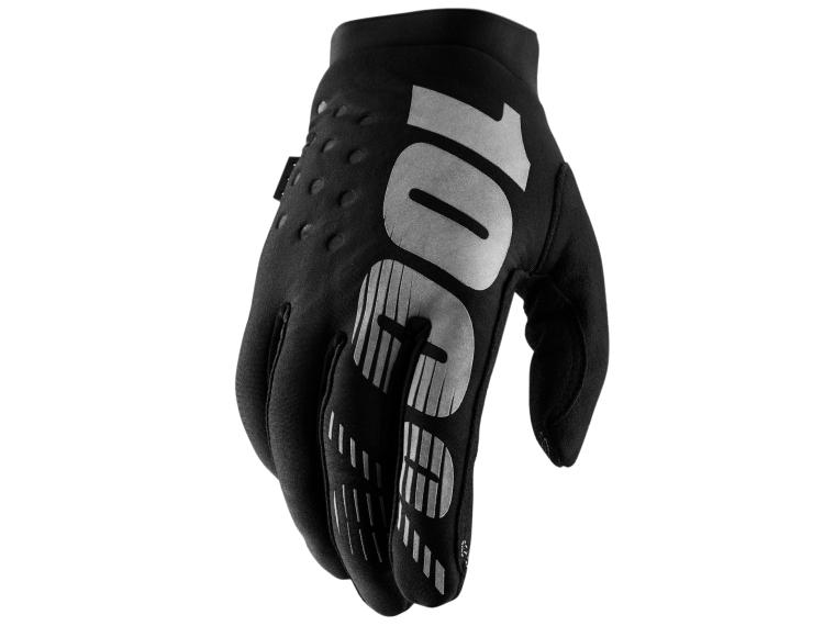 100% Brisker Cycling Gloves Black