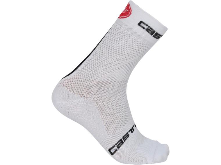 Castelli Free 9 Socken Weiß