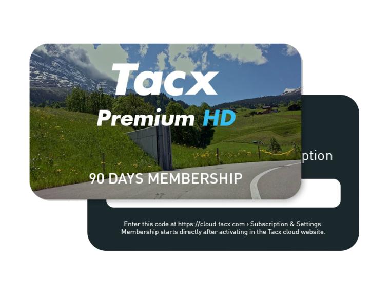 Tacx Premium HD Kort 3 månader