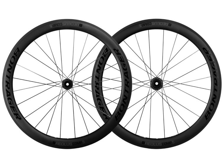 Bontrager Aeolus Comp 5 TLR Disc Road Bike Wheels Wheelset / Black