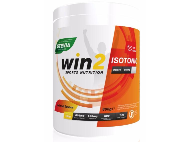 WIN2 Isotonic Sportdrink Rote Früchte