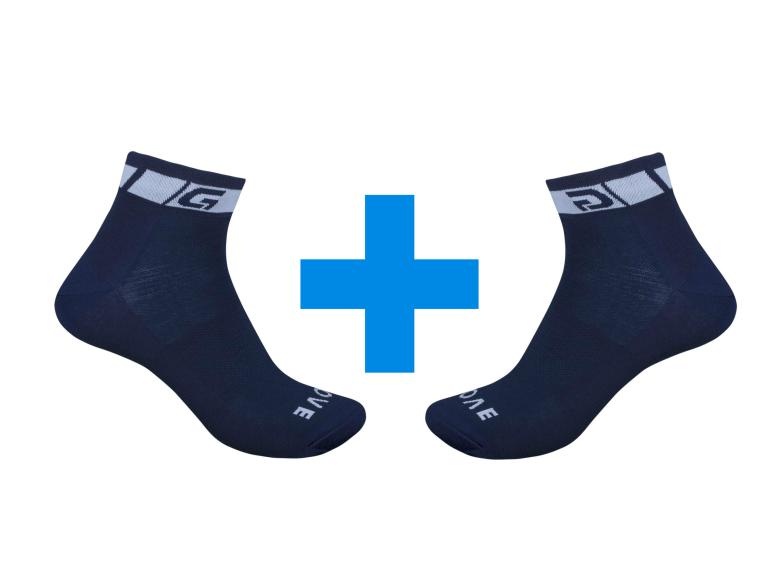 GripGrab Classic Low Cut Cycling Socks 2 pairs / Grey
