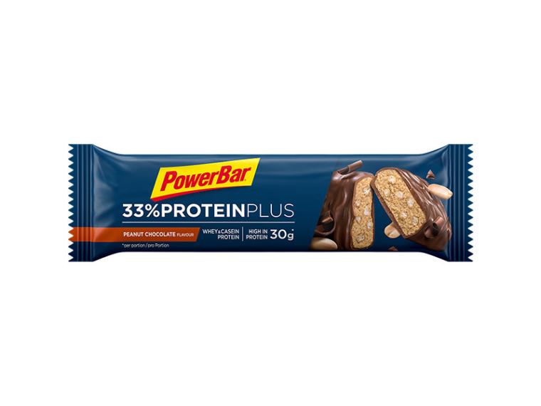 PowerBar 33% Protein Plus Bar  Vanilla Raspberry