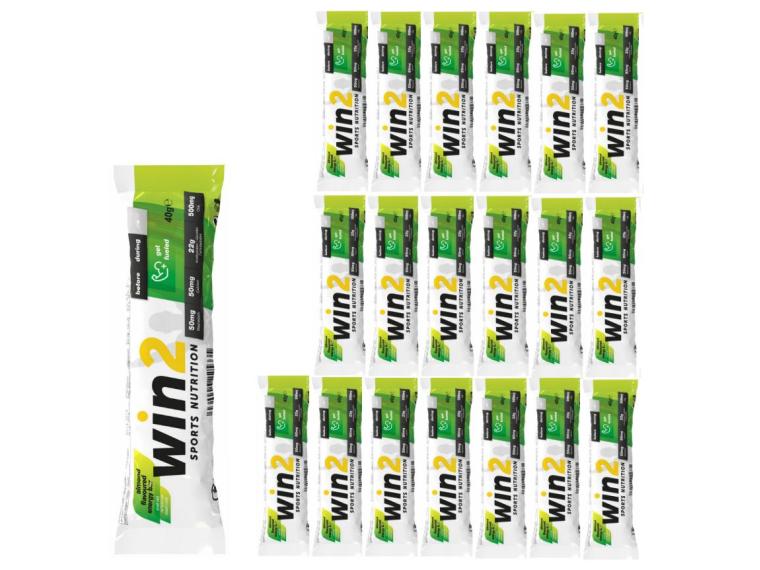 WIN2 Energy Bar - Box 20 stuks Bundel Amandel