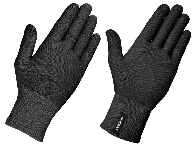 GripGrab Merino Liner Fietshandschoenen Zwart