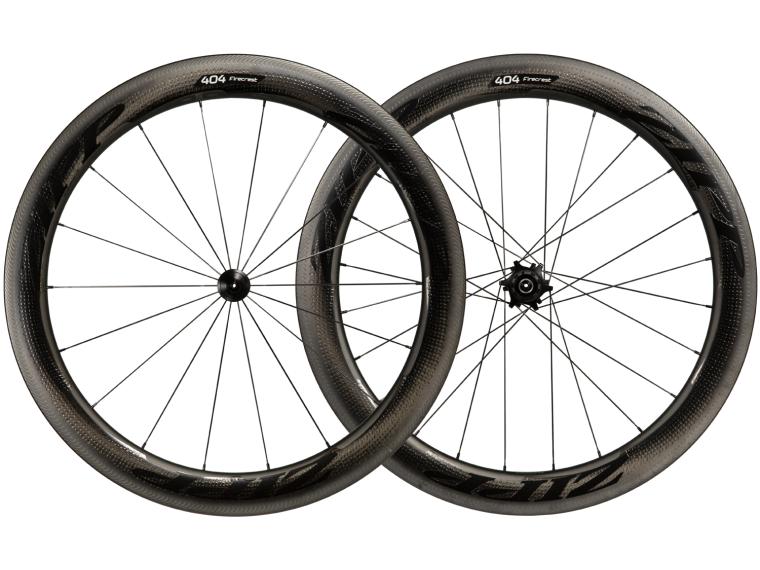 Zipp 404 Firecrest Carbon Clincher Road Bike Wheels Wheelset / Black