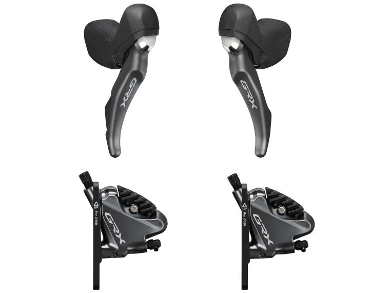 Shimano GRX RX810 2x11 speed Racefiets shifters Set