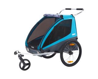 Thule Coaster XT Cykelvagn Blå / Ingenting