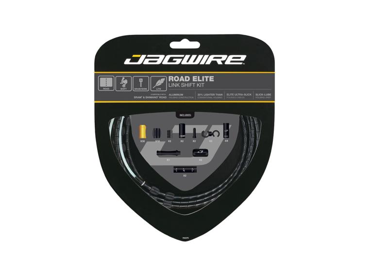 Jagwire Road Elite Link Shift Kit Zwart