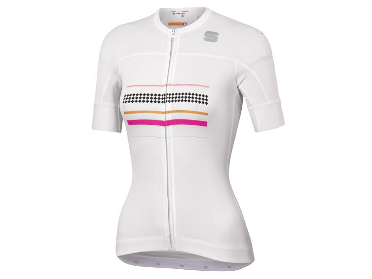 Maglia Ciclismo Sportful Diva W Short Sleeve Bianco