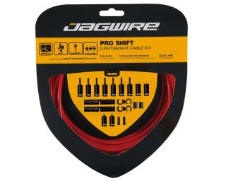 Jagwire 2x Pro Shift Derailleur Cable Kit Red