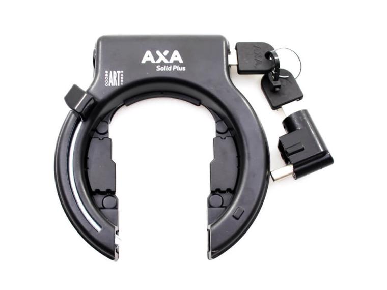 Axa Solid Plus + Bafang slot-cilinder Rahmenschloss