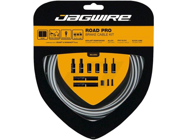 Jagwire Road Pro Brake Kit kabelset Grijs