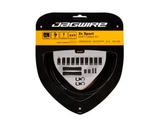 Jagwire 2x Sport Shift Cable Kit Black