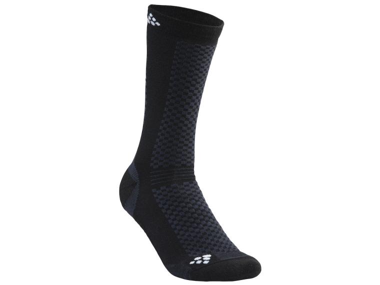 Craft Warm Mid 2-Pack Cycling Socks Black
