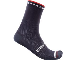 Castelli Rosso Corsa Pro 15 Cycling Socks Blue