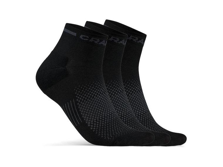 Craft Core Dry Mid 3-pack Cycling Socks Black