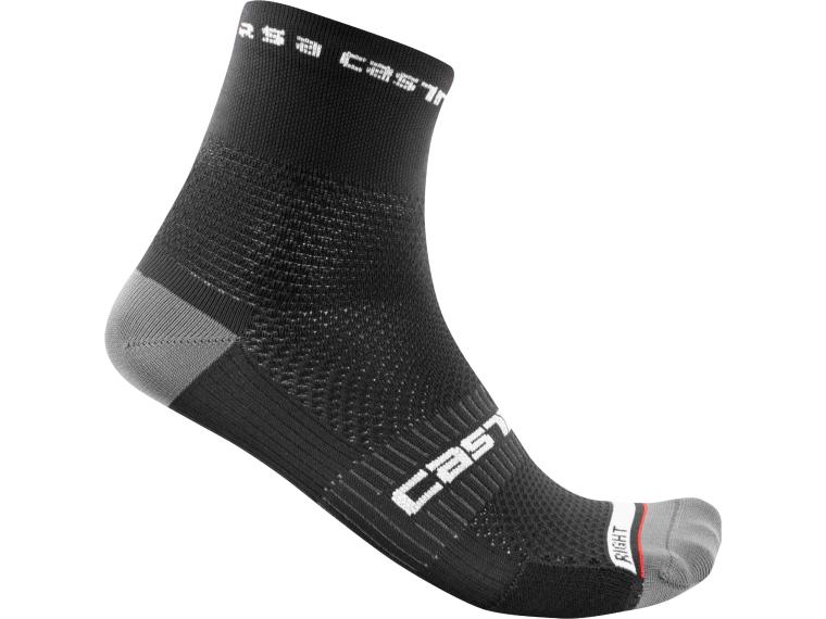 Castelli Rosso Corsa Pro 9 Cycling Socks Black