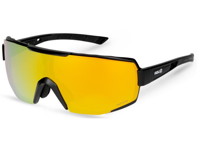 AGU Bold Anti Fog Cycling Glasses Black / Yellow