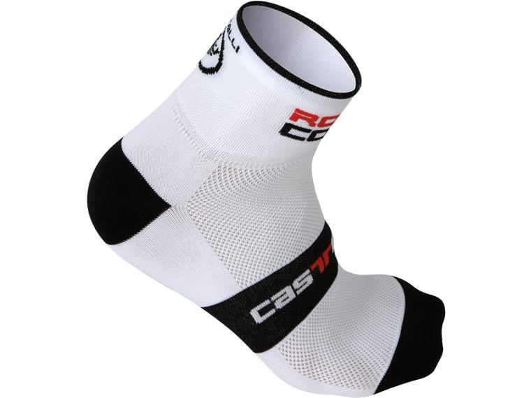 Castelli Rosso Corsa 6 Socken Weiß