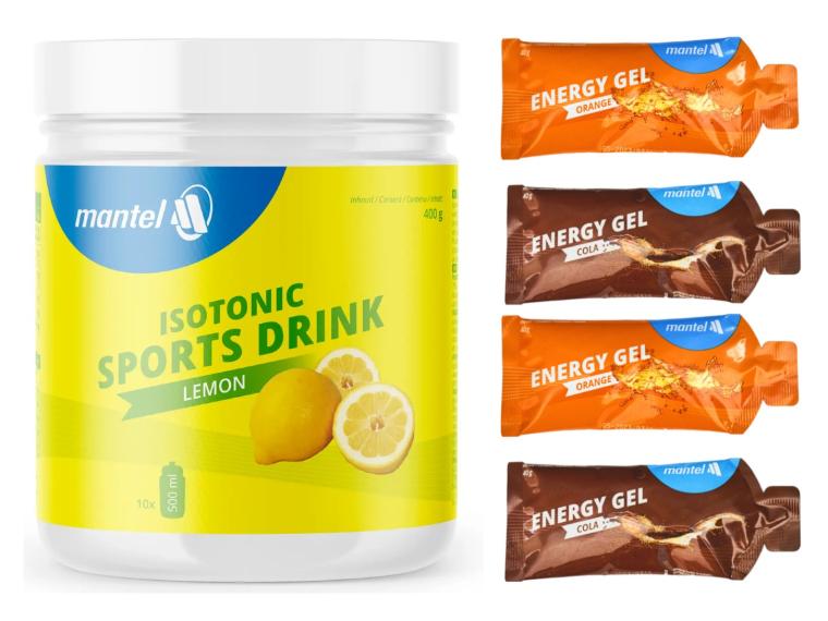 Mantel Isotonic Sports Drink + Energy Gels Bundel