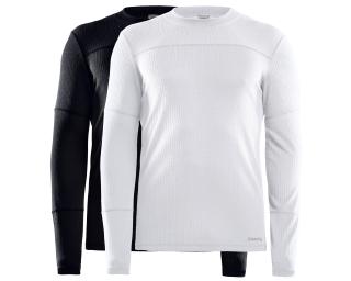 Craft CORE 2-pack Baselayer Shirt Weiß / Schwarz