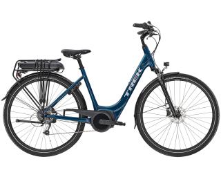 Trek Verve+ 1 Hybride E-Bike Blauw