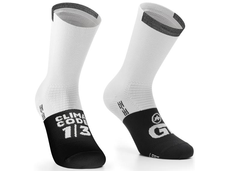 Calze Ciclismo Assos GT Socks C2 Bianco