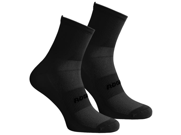 Rogelli Essential 2-Pack Cycling Socks Black