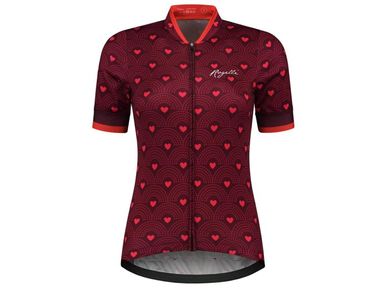 Maillot Vélo Rogelli Hearts Rouge