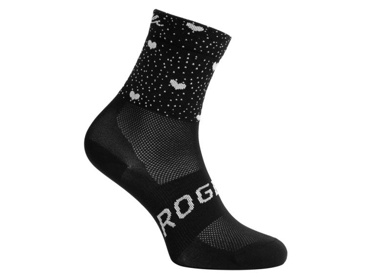 Rogelli Hearts W Cycling Socks Black