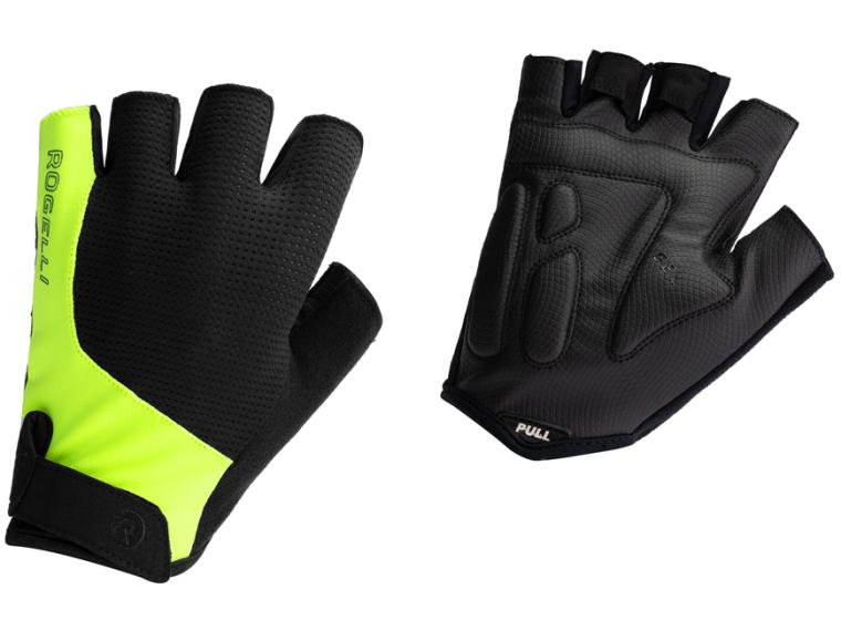 Rogelli Essential Cycling Gloves Yellow