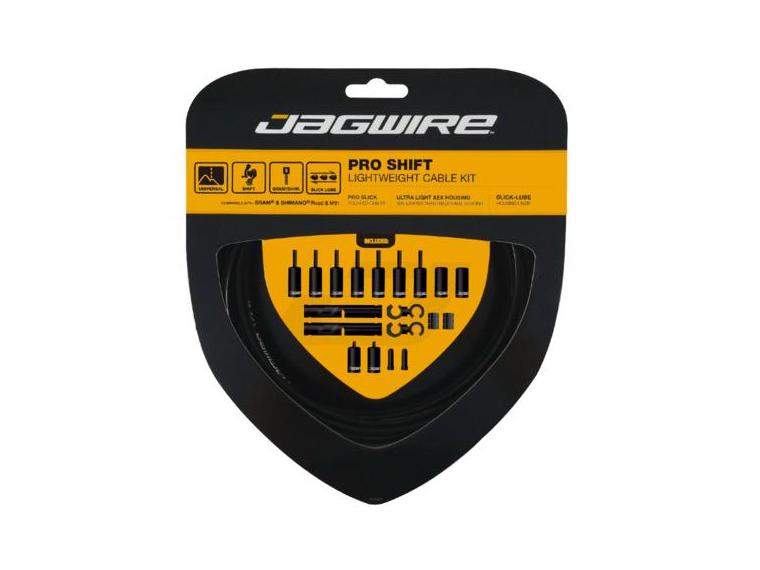 Jagwire Pro Shift Kabelset + Stuurlint Zwart