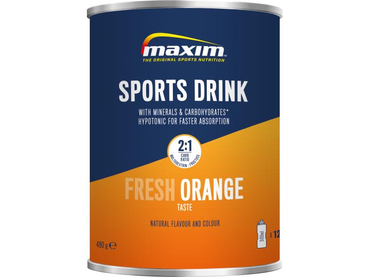 Maxim Sports Drink Sinaasappel / 480 gram