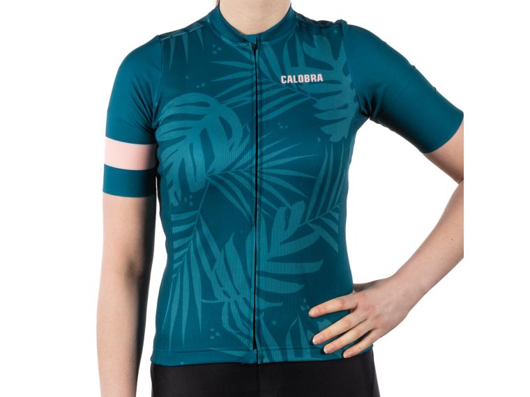 Calobra Leya Cycling Jersey Turquoise