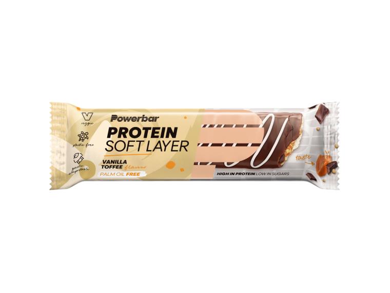 Barrita PowerBar Protein Soft Layer Chocolate Toffee Brownie