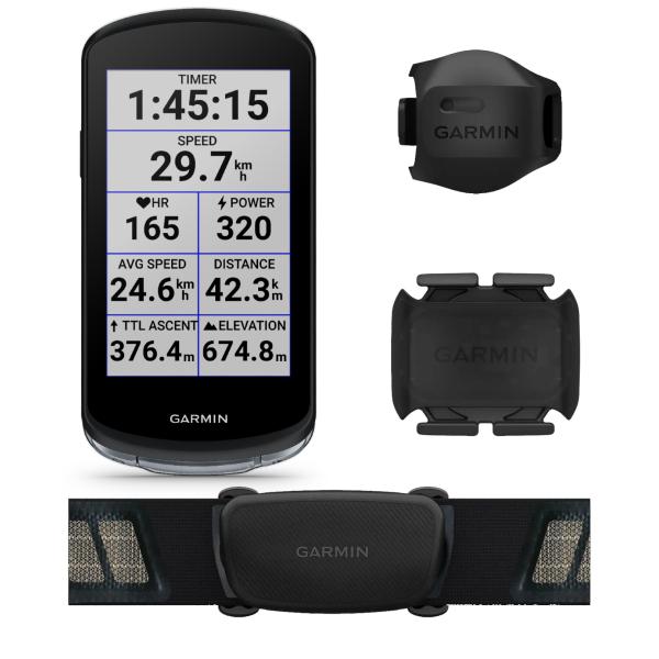 Compteur GPS Vélo Garmin Edge 1040 Performance Pack - Mantel